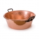MAUVIEL 2295 - M'passion Collection - Hammered Copper Jam Pan with cast iron handles