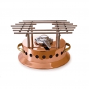 MAUVIEL 2702 - M'plus Collection - Copper Heater with alcohol burner, bronze handle
