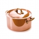 MAUVIEL 6522 - M'héritage Collection - Copper & stainless steel Stewpan, bronze handles 