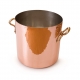 MAUVIEL 2148 - M'tradition Collection - Copper Stockpot and tin inside with bronze handles and lid