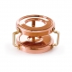 MAUVIEL 4301 - M'plus Collection - Copper Heater with candle for small saucepan, bronze handles